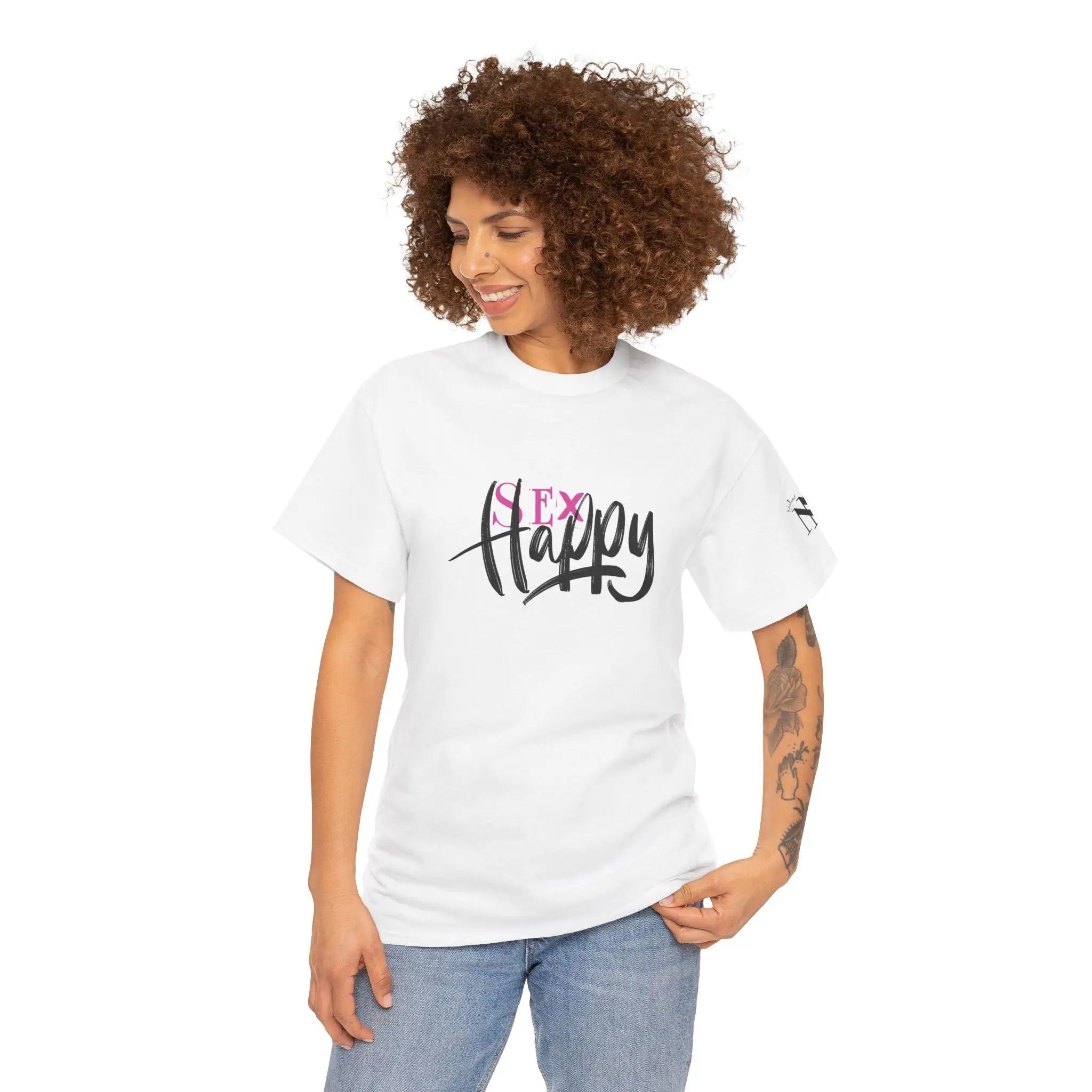 Sex Happy | Mix & Match Cotton Unisex Fun-Flirty Lovers’ T-Shirts