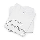 Happy Anniversary Let’s Cum | Mix & Match 100% Cotton Unisex Fun-Flirty Lovers’ Tees