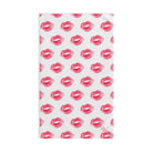 Lips Kiss Mark Pattern White Cum Towel