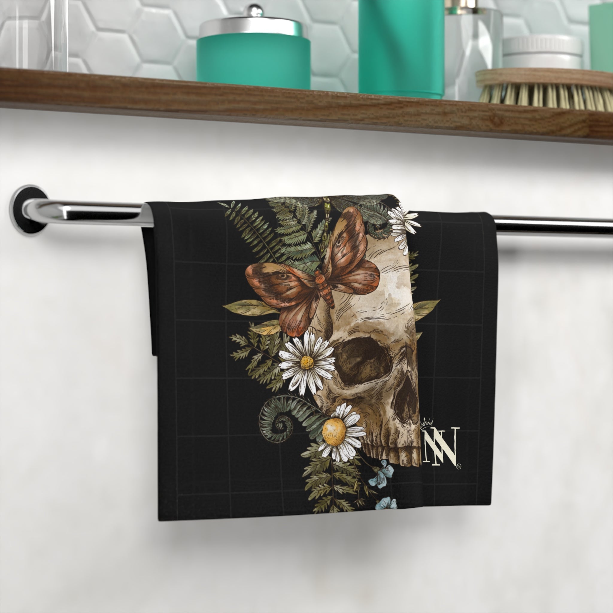 Vintage Floral Skull | Mix & Match Lils’ Fun-Flirty Lovers’ Towels