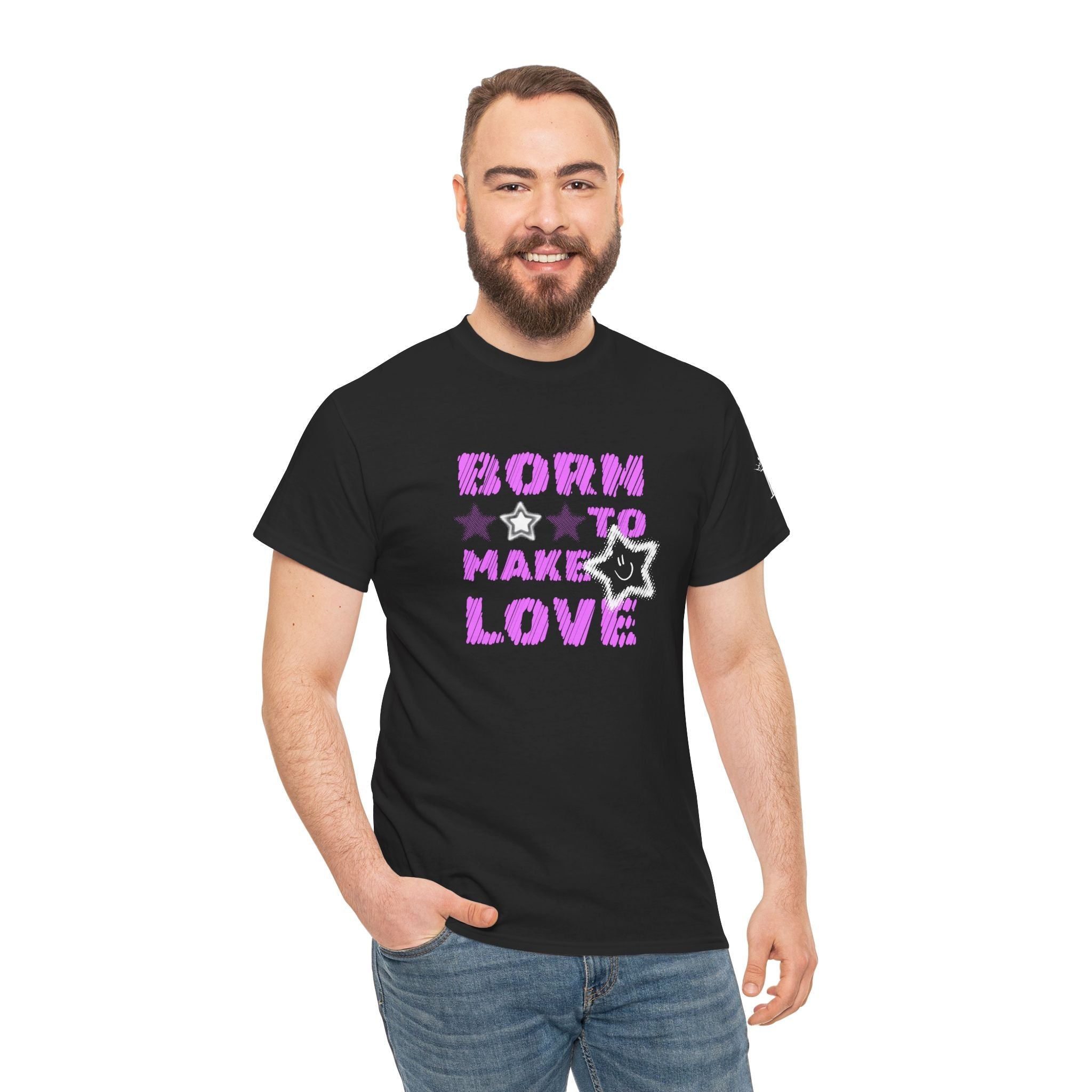 Born to Make Love | Mix & Match Cotton Unisex Fun-Flirty Lovers’ T-Shirts