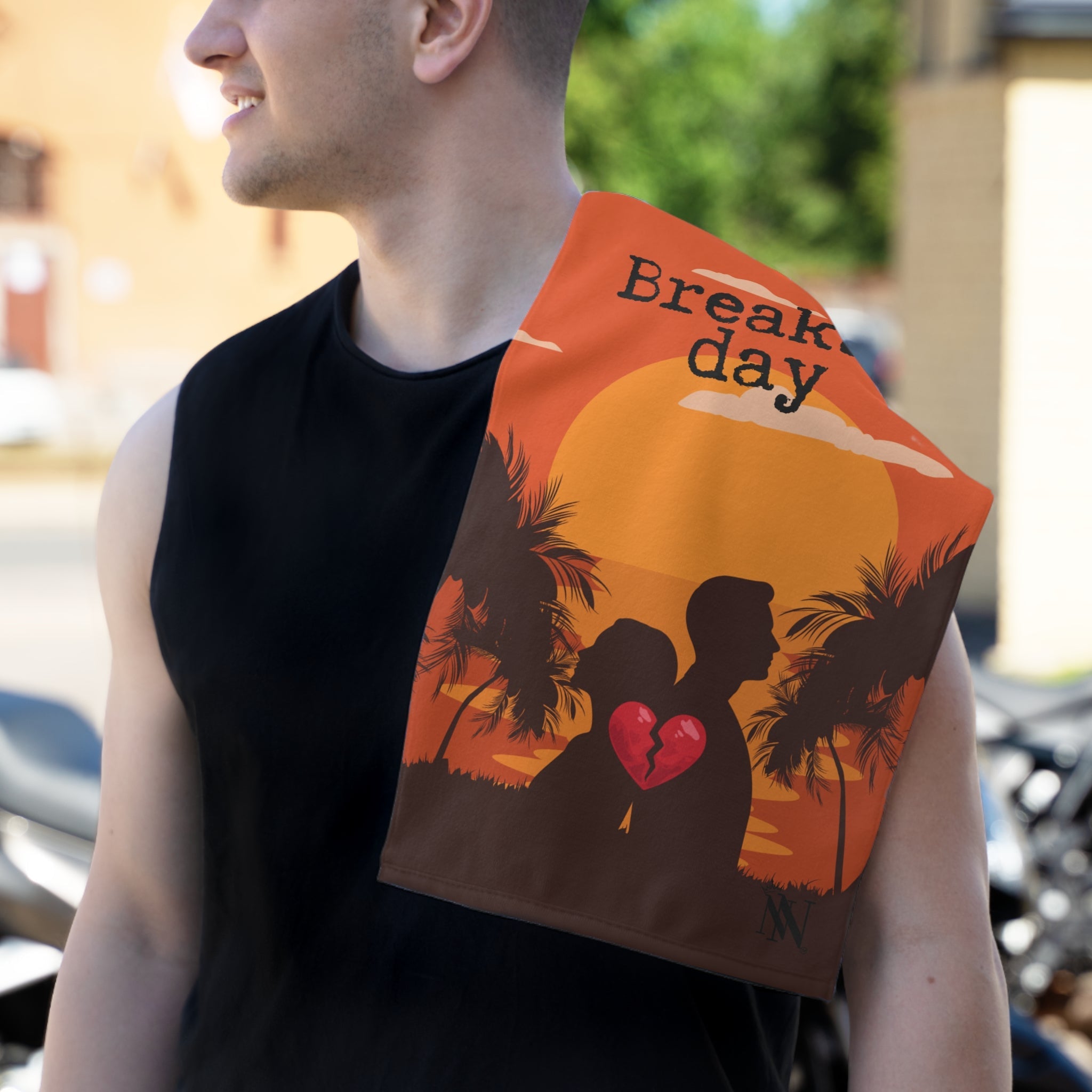 Breakup Day Heartbreak Sunset Sex Towel