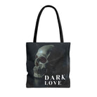 Dark Love Skull Photograph Tote Bag