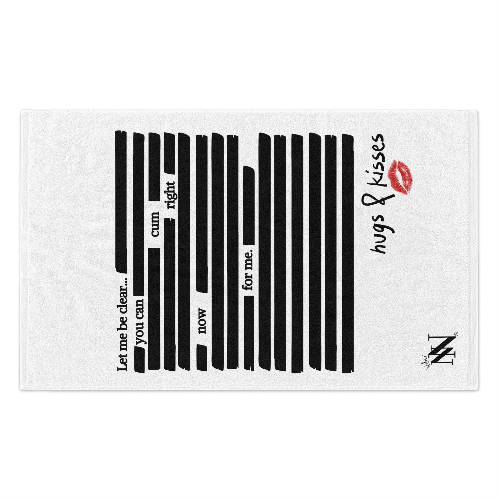 Let Me Be Clear... | Mix & Match Soft Fun-Flirty Lovers’ Towels