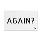 Again? White | Mix & Match Classic Fun-Flirty Lovers’ Towels
