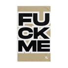 FUCK ME Block Letter Gold Cum Towel