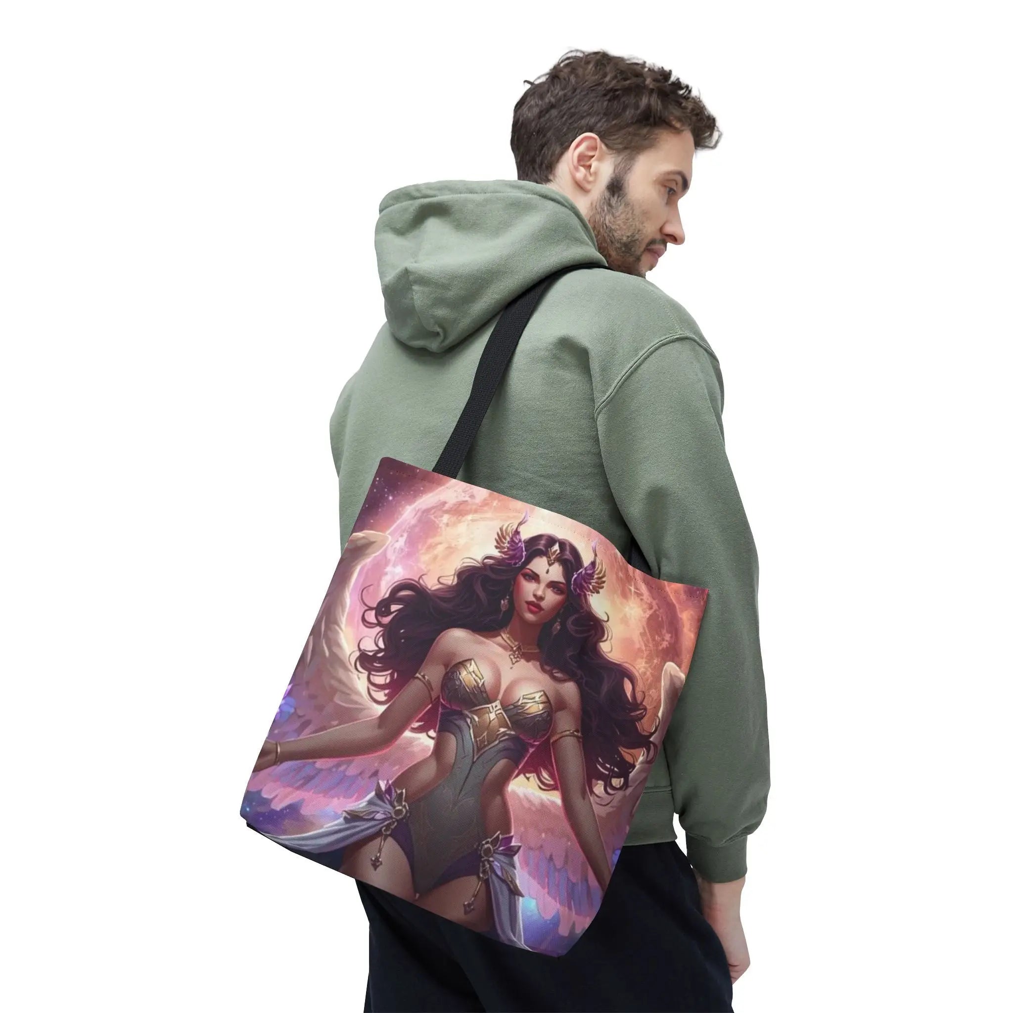 Angel Maiden Fantasy Women Everyday Weekend Getaway Tote Bag
