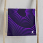Purple Heart Outline 3D | Mix & Match Original Fun-Flirty Lovers’ Towels