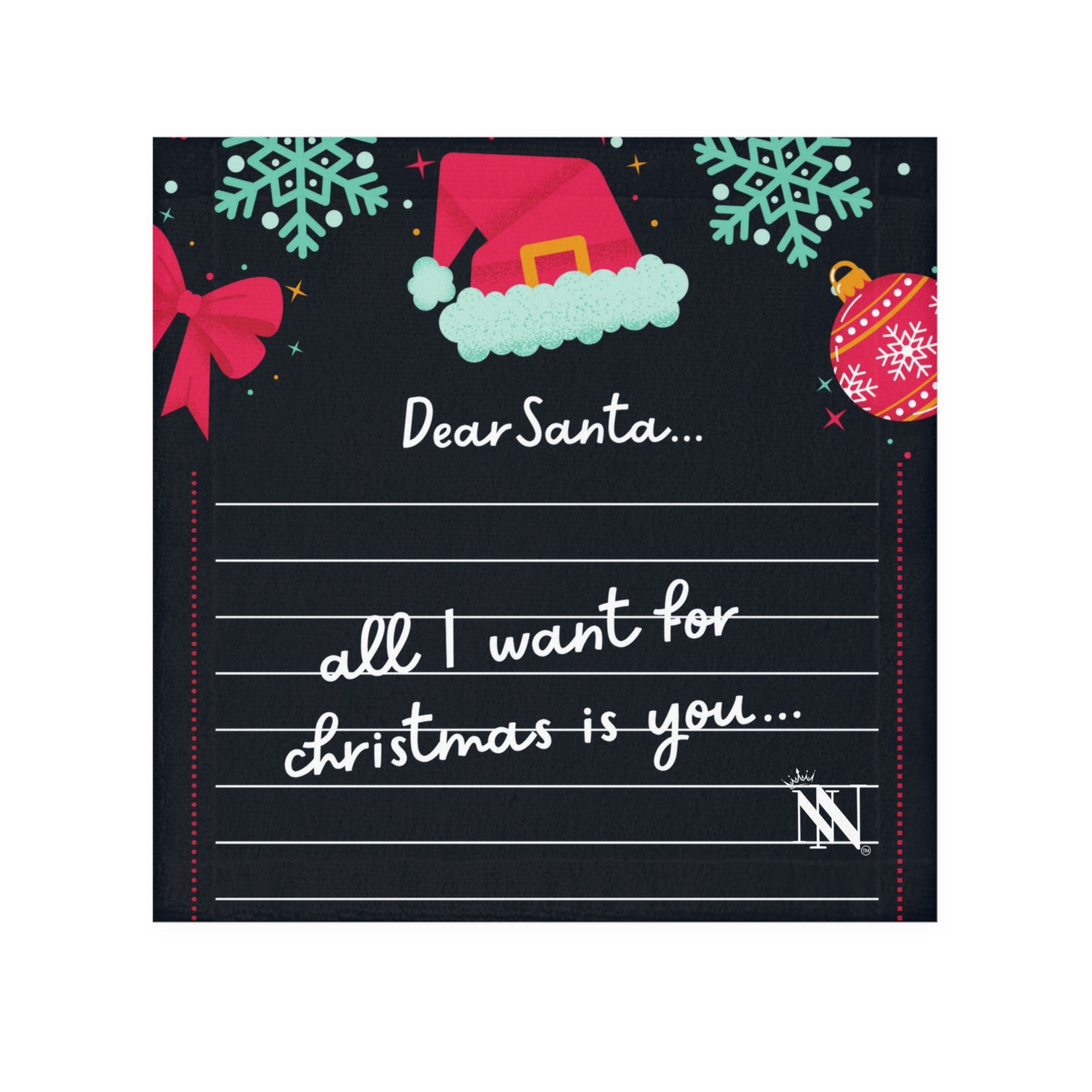 Dear Santa | Mix & Match Lils’ Fun-Flirty Lovers’ Towels