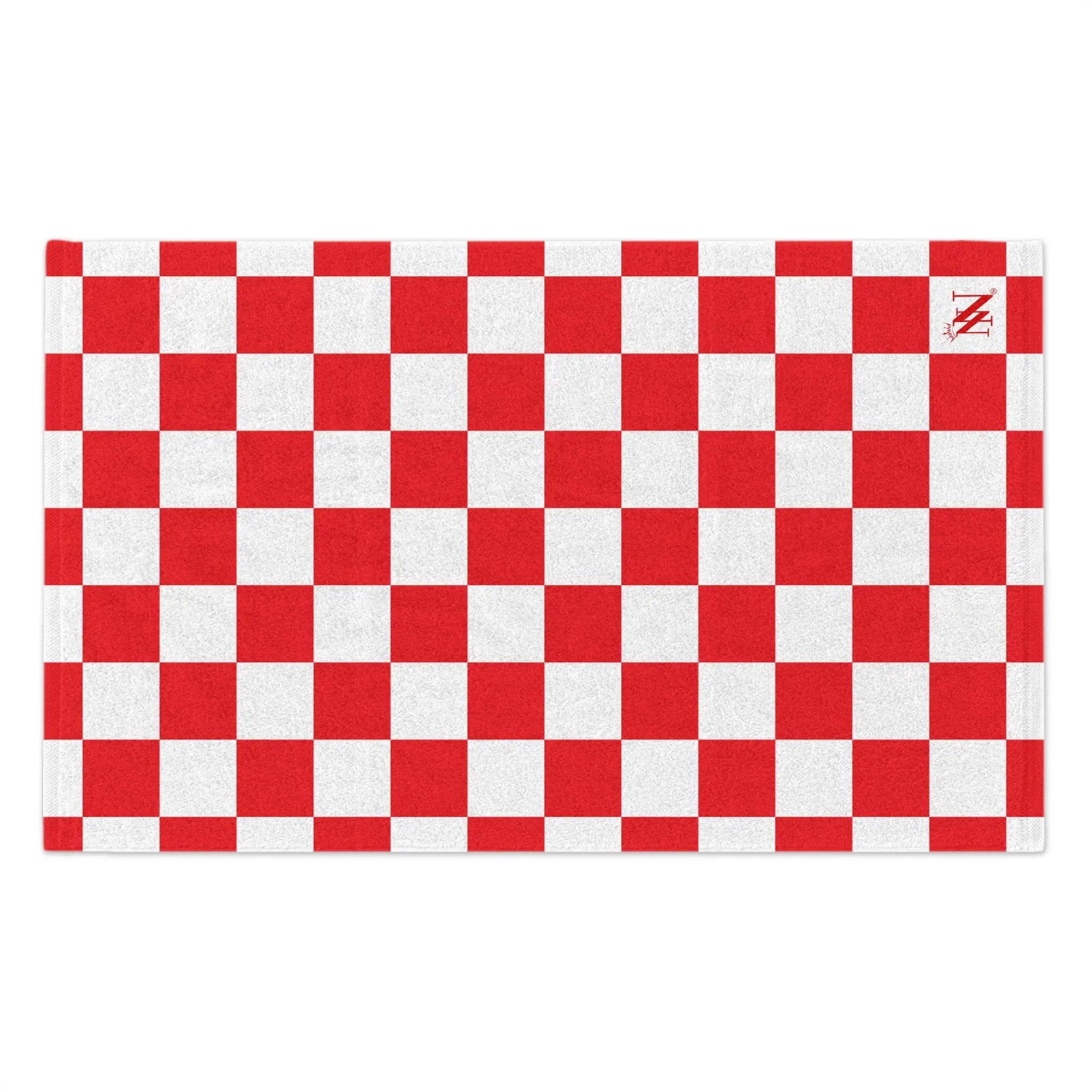 Red Checkered Past | Mix & Match Soft Fun-Flirty Lovers’ Towels