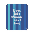 Boys Just Wanna Have Fun! | Mix Match Fun-Flirty Lovers’ Water-Resistant Blankets