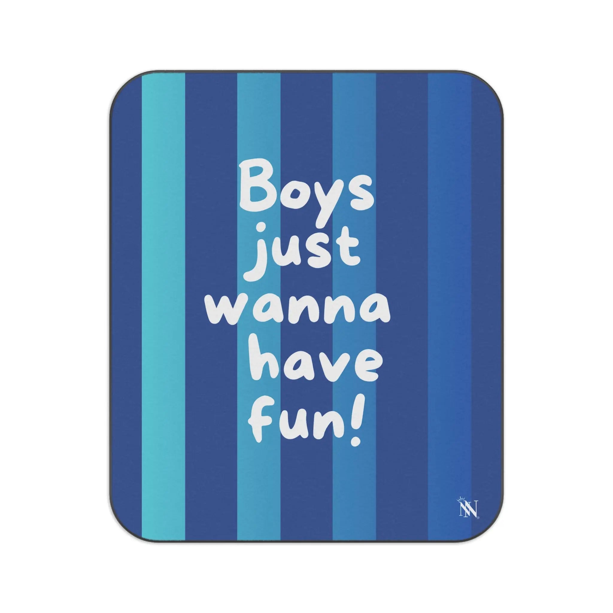 Boys Just Wanna Have Fun! | Mix Match Fun-Flirty Lovers’ Water-Resistant Blankets