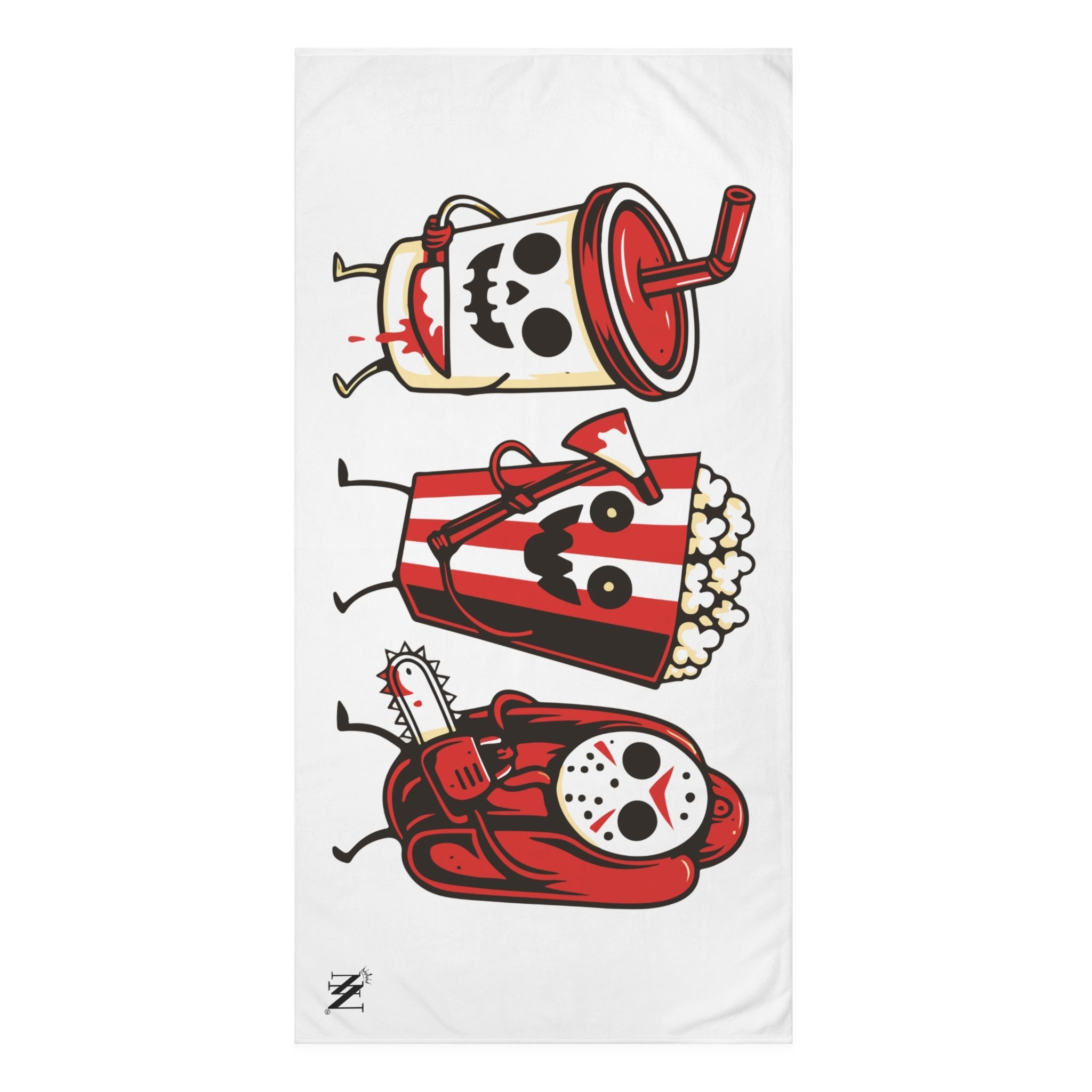 Scary Movie Night Junk Food | Mix & Match XL Fun-Flirty Lovers’ Towels