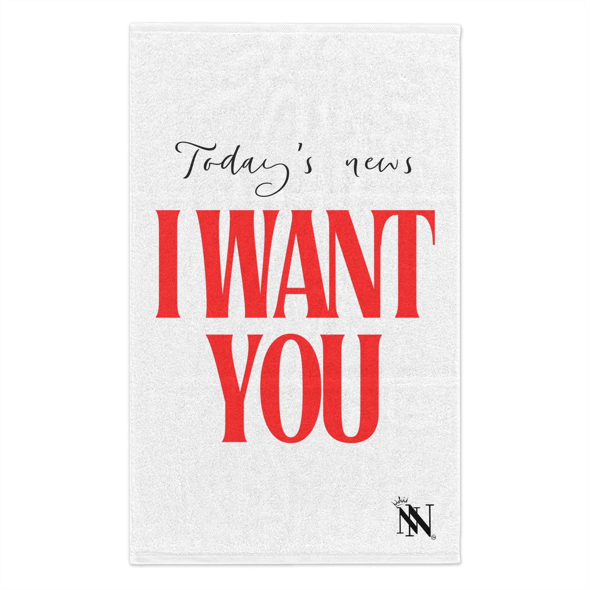 Today’s News I Want You | Mix & Match Soft Fun-Flirty Lovers’ Towels