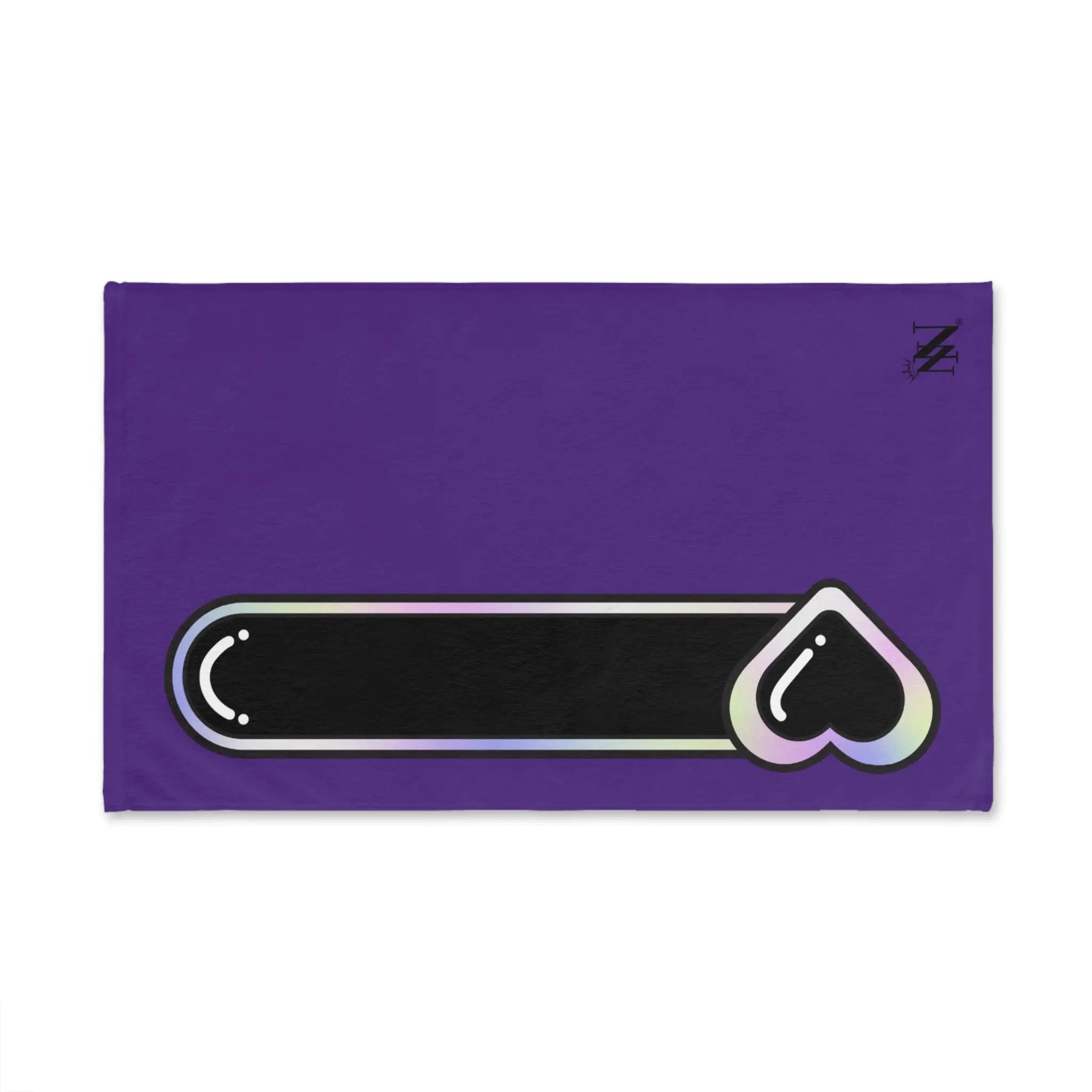 Heart Love Toy Meter Purple | Nectar Napkins Classic Fun-Flirty Lovers’ Colored Towels
