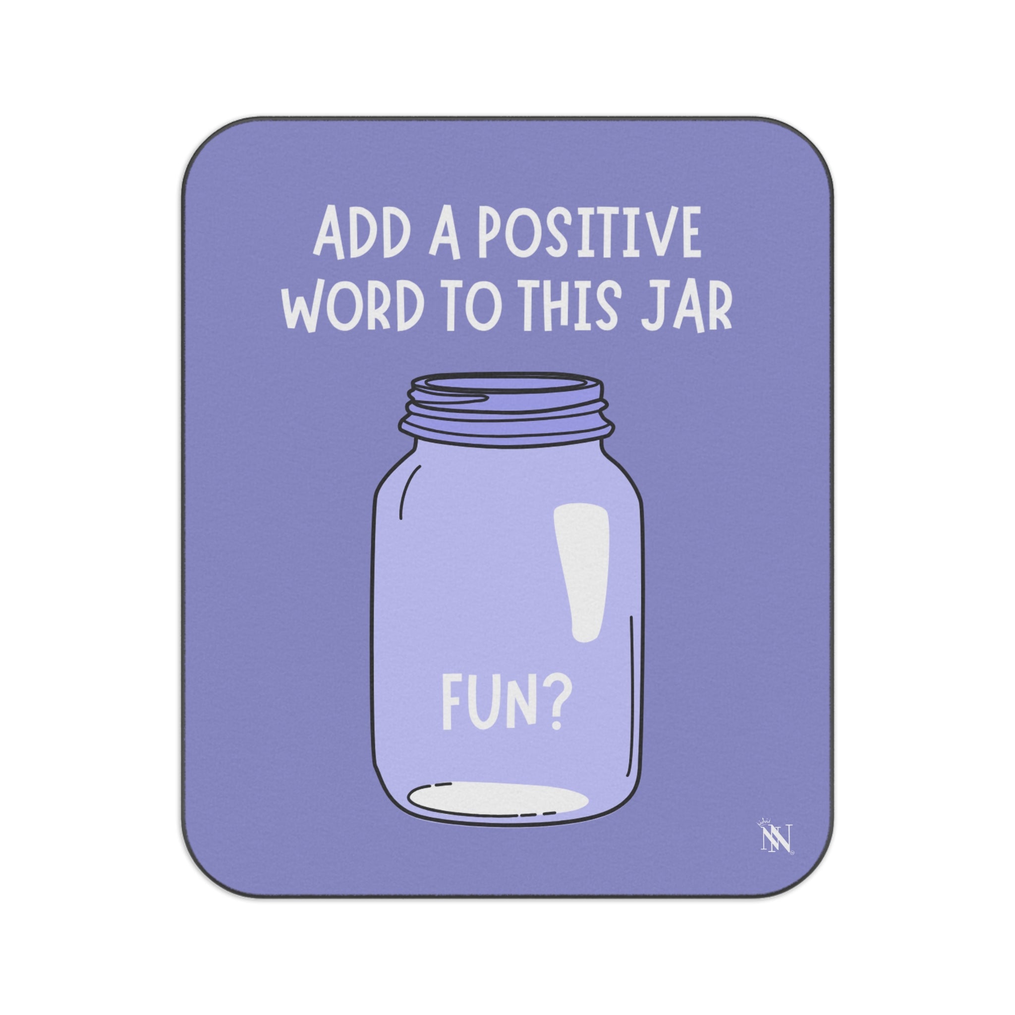 Positive Affirmation Jar Fun? Water-Resistant Sex Blanket
