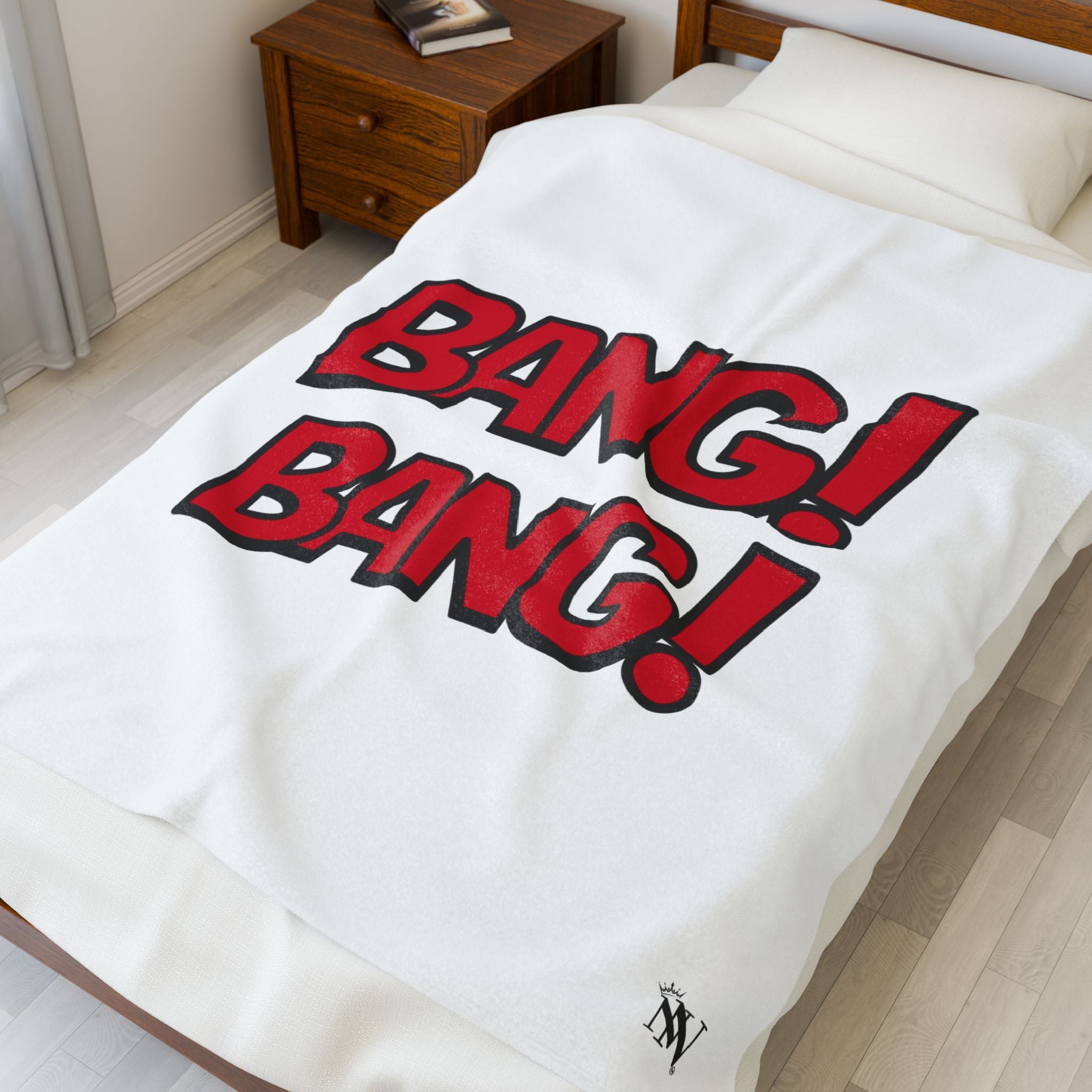 Bang! Bang! | Mix & Match Soft Fun-Flirty Lovers’ Blankets