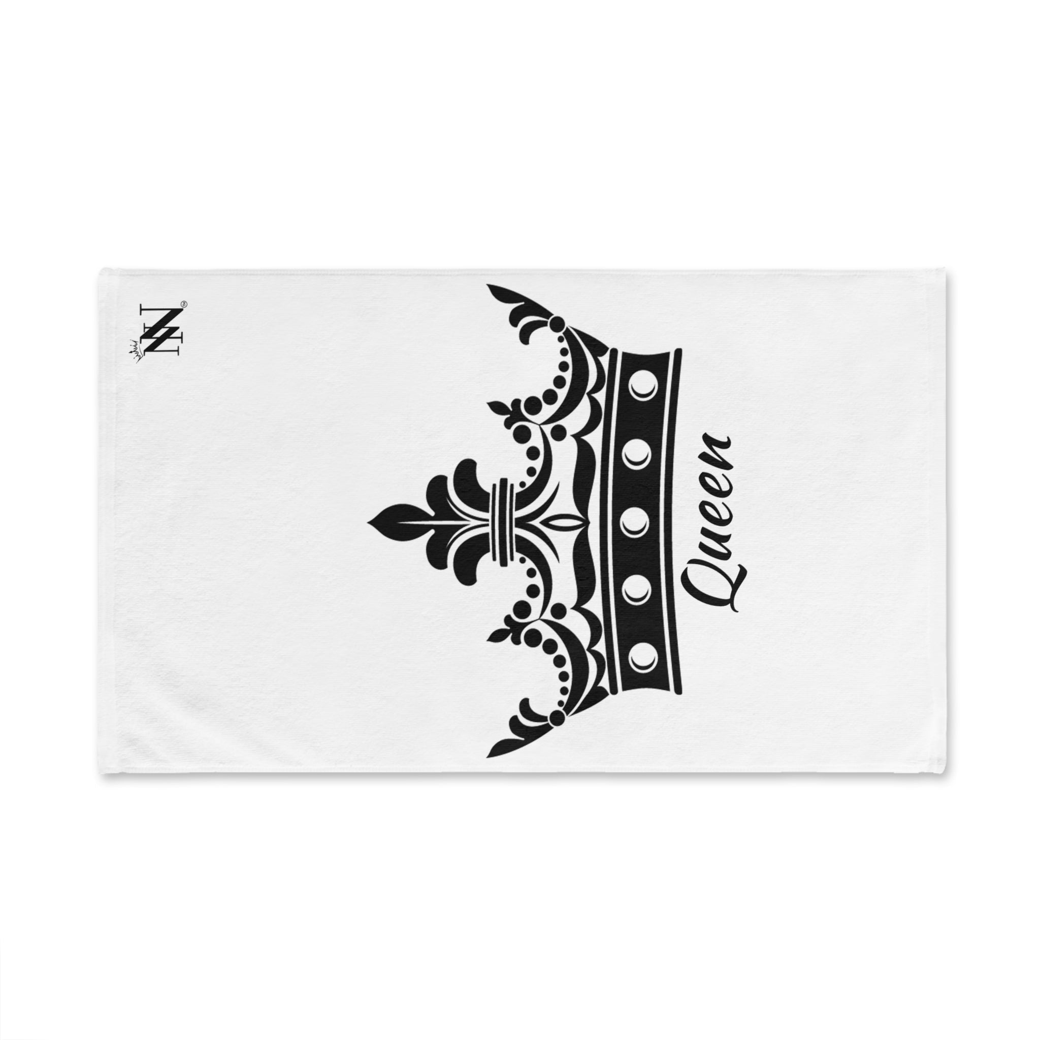 Large Crown Queen White Cum Towel