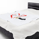 You + Me Lipstick Love | Mix & Match Velveteen Fun-Flirty Lovers’ Blankets
