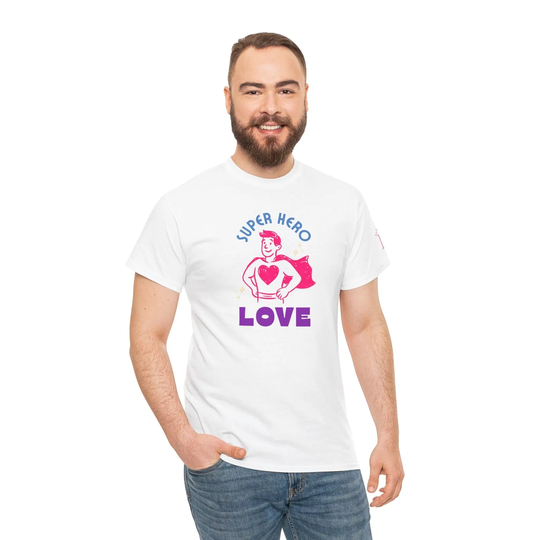 Super Hero Love Cotton T-Shirt