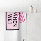 Caution When Wet | Mix & Match Naughty XL Fun-Flirty Lovers’ Towels