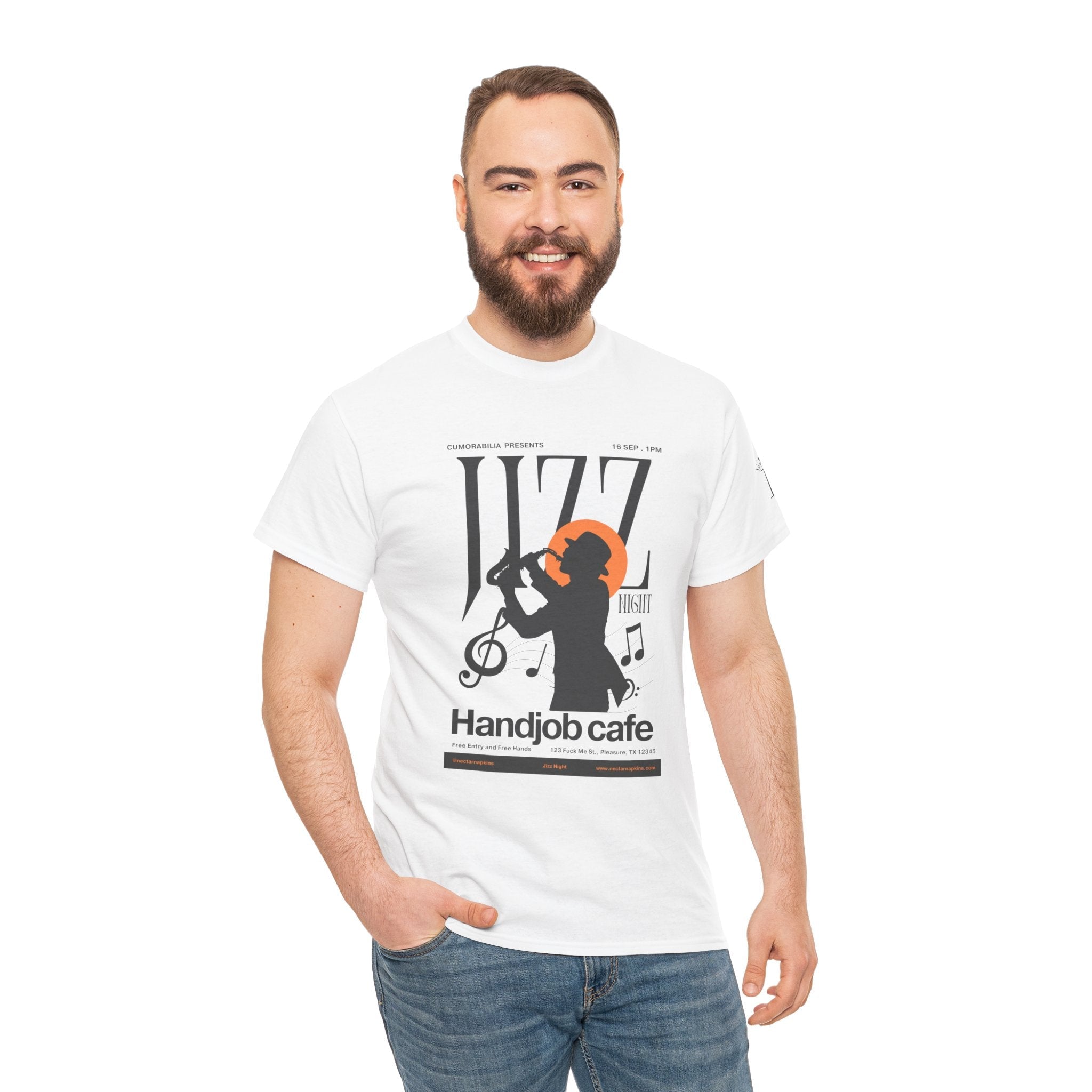Jizz Night! | Mix & Match 100% Cotton Unisex Fun-Flirty Lovers’ Tees