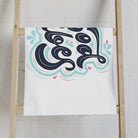 Good Vibes Blue Splash | Mix & Match Classic Fun-Flirty Lovers’ Towels