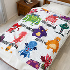Cuddle Monster Pattern | Mix & Match Soft Fun-Flirty Lovers’ Blankets