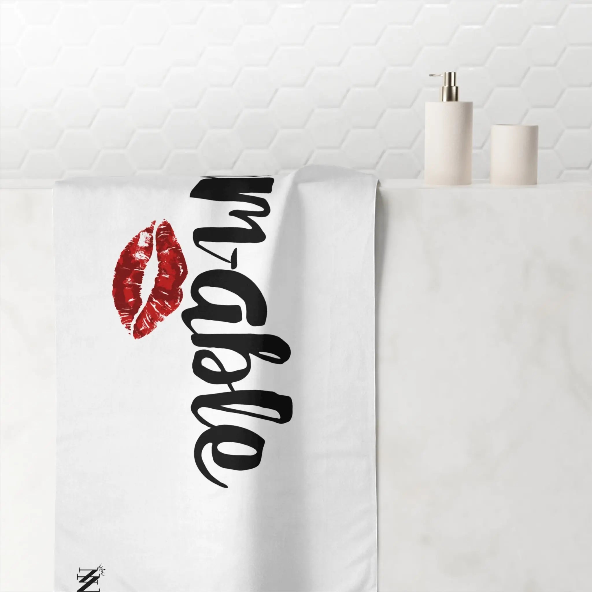 Cum-able Kiss | Mix & Match XL Fun-Flirty Lovers’ Towels