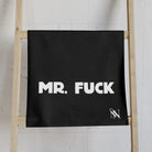 Mr. Mrs. Fuck Shareable Sides Black | Mix & Match Classic Fun-Flirty Lovers’ Towels