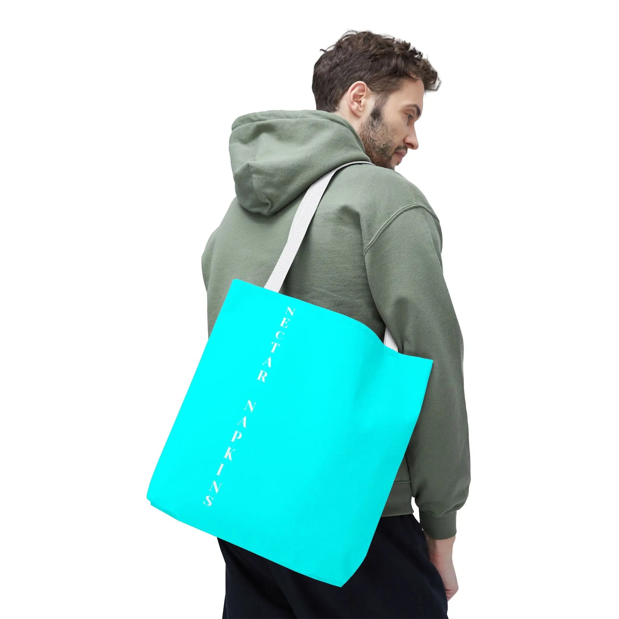 Nectar Napkins Brand Neon Blue Tote Bag