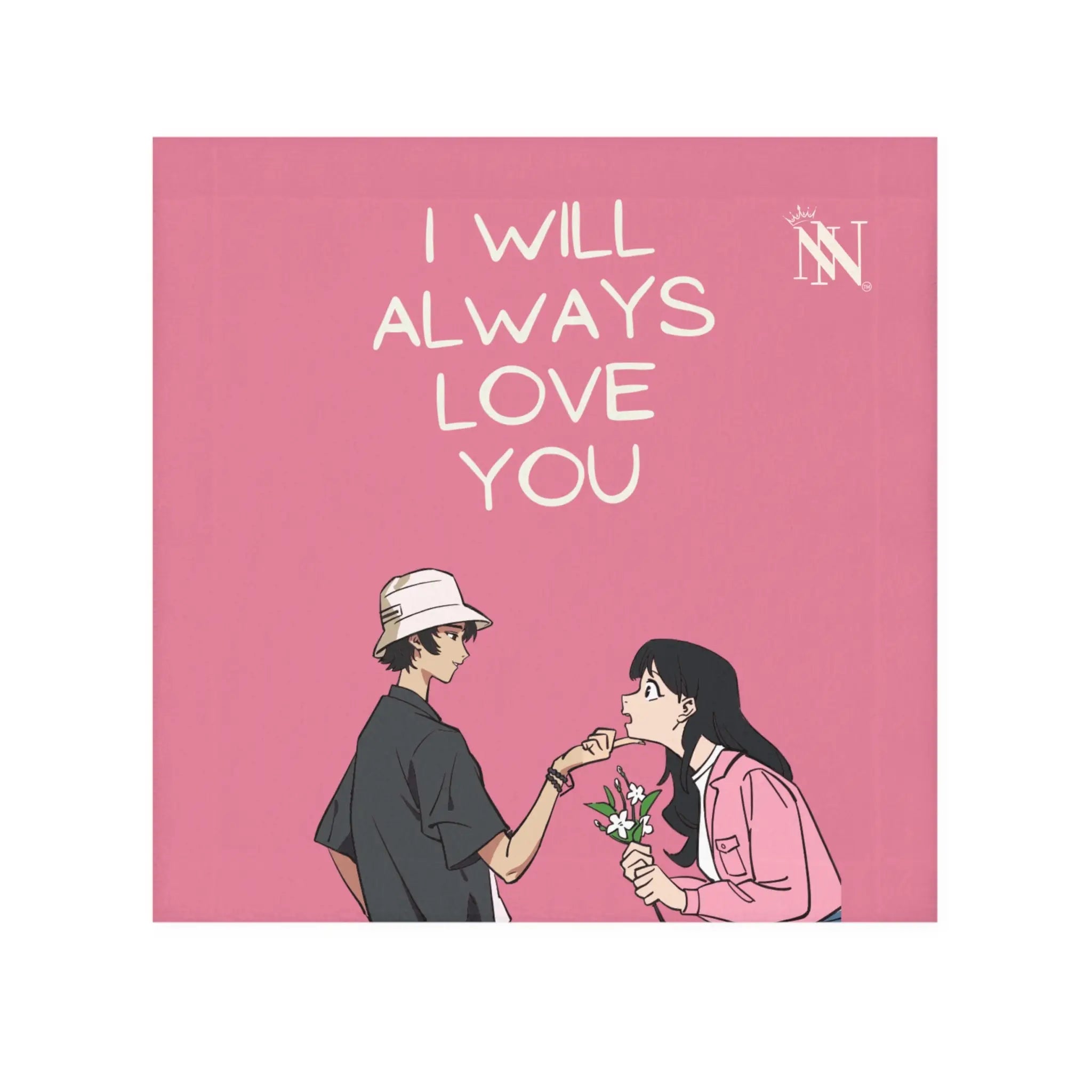 I Will Always Love You Anime | Nectar Napkins Lils’ Fun-Flirty Lovers’ Towels