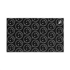 Wink Emoji Pattern Black Cum Towel