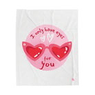 I Only Have Eyes for You | Mix & Match Soft Fun-Flirty Lovers’ Blankets