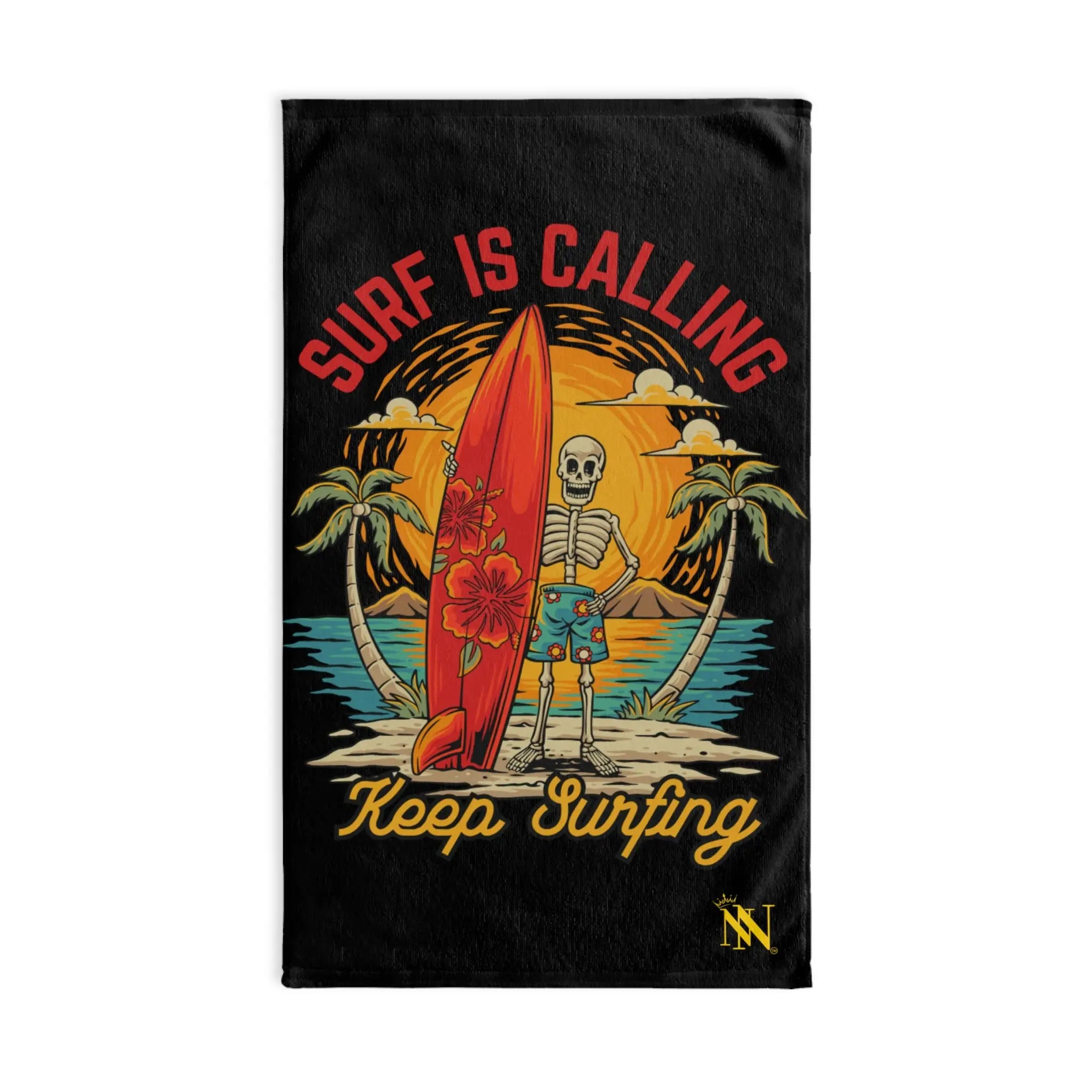 Keep Surfing Skeleton Beach | Mix & Match Classic Fun-Flirty Lovers’ Towels