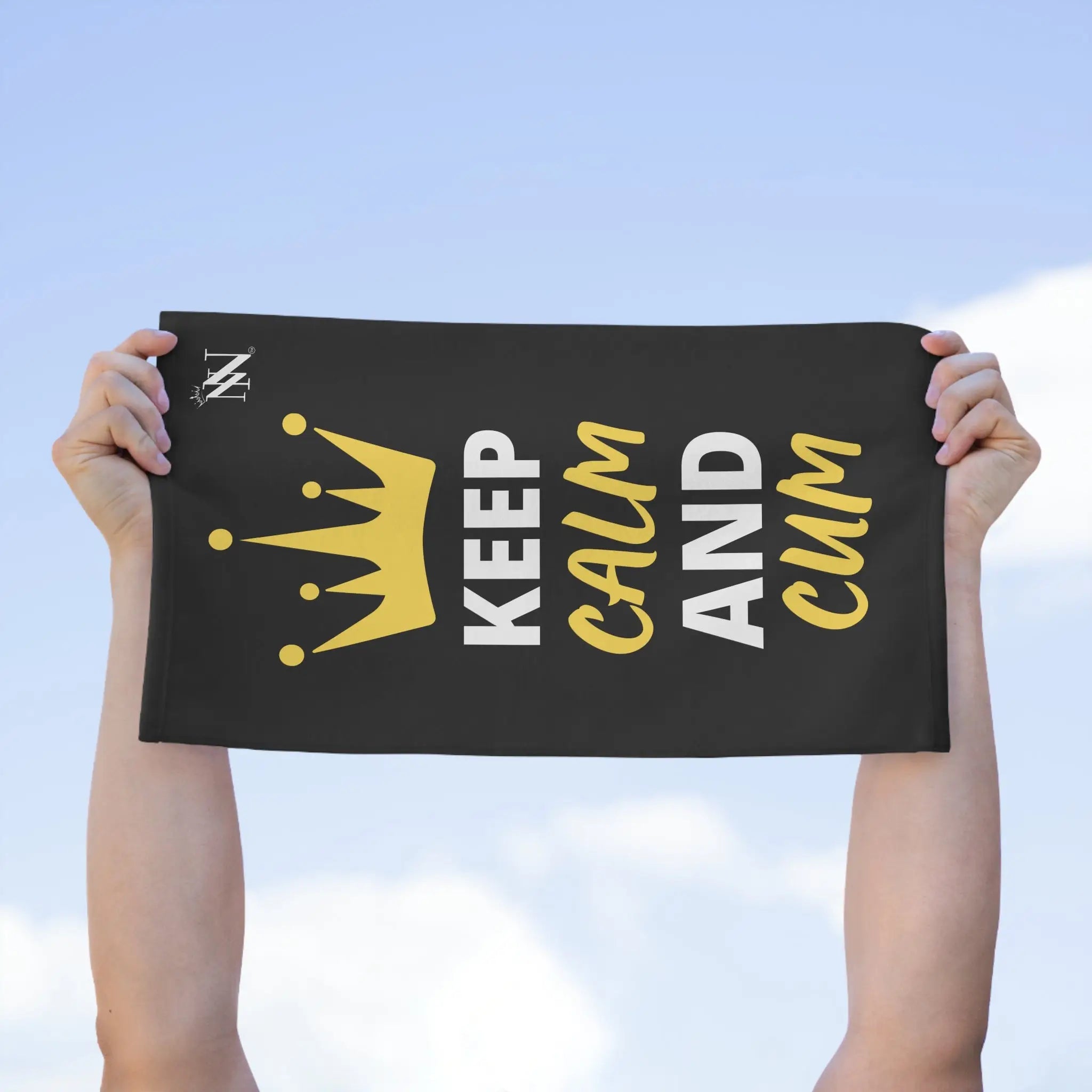 Keep Calm & Cum Queen King | Mix & Match Soft Fun-Flirty Lovers’ Towels