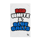 Red White & Blue Balls | Nectar Napkins Classic Fun-Flirty Lovers’ Towels