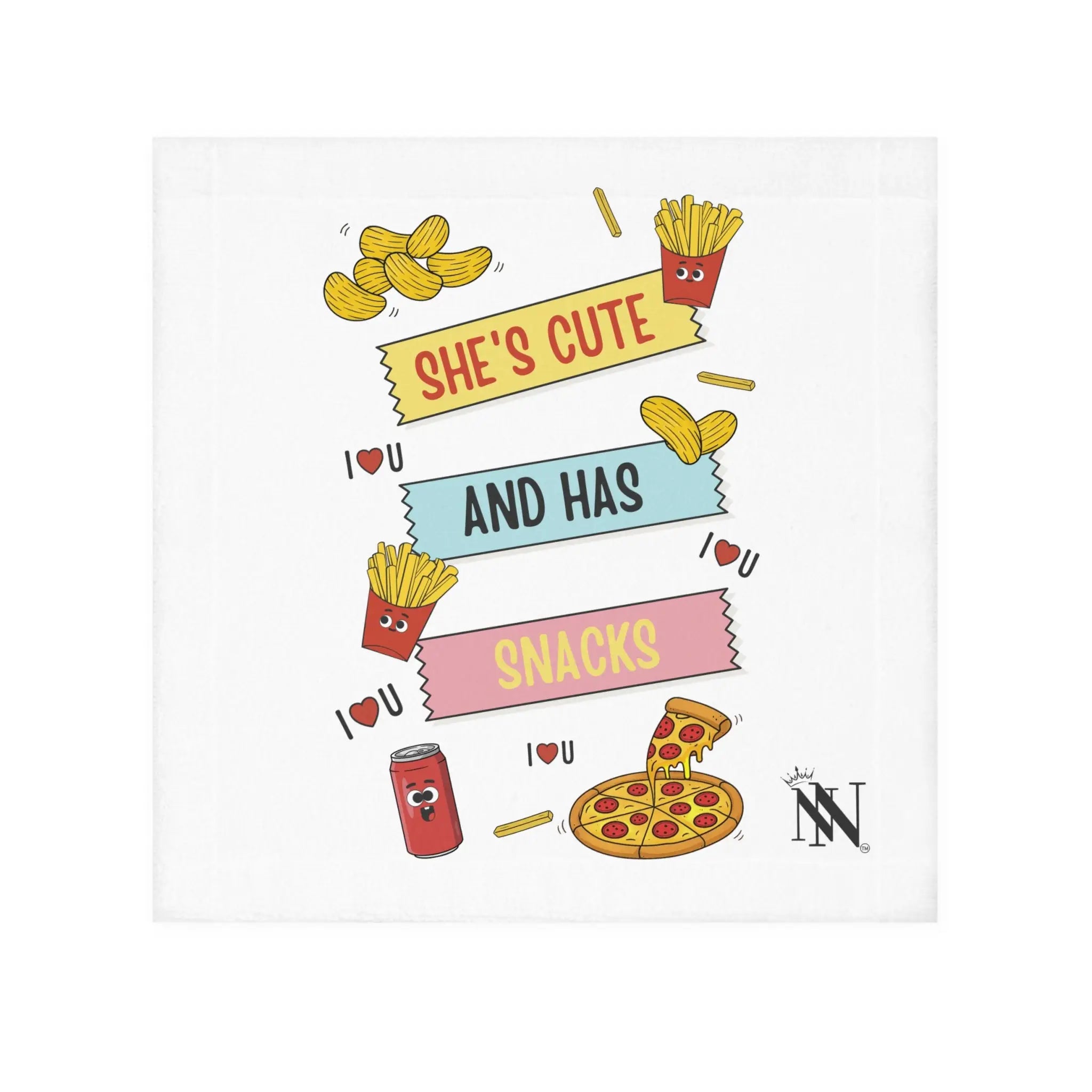 She’s Cute and Has Snacks | Mix & Match Lils’ Fun-Flirty Lovers’ Towels