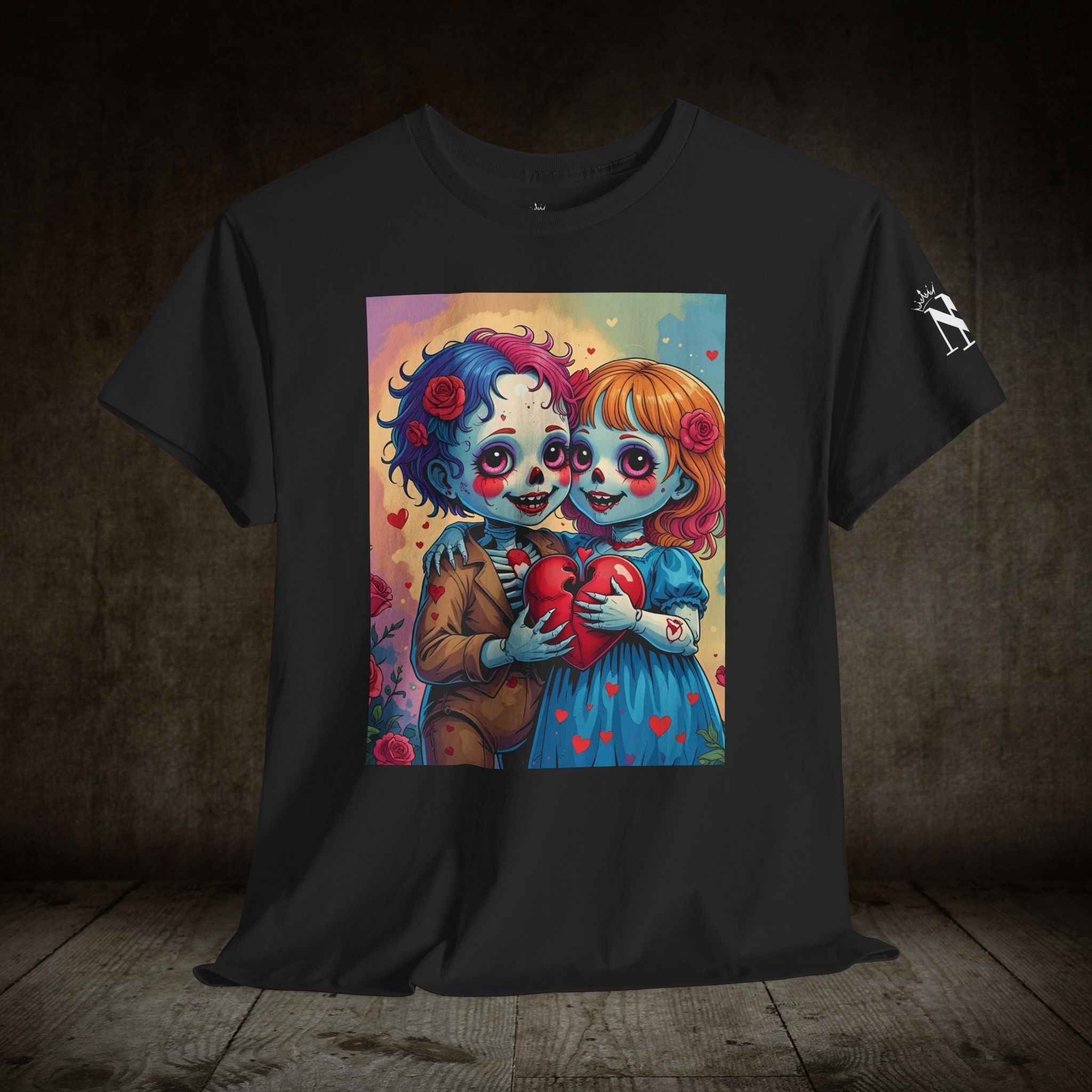 Dead Dolls in Love | Mix & Match Cotton Unisex Fun-Flirty Lovers’ T-Shirts