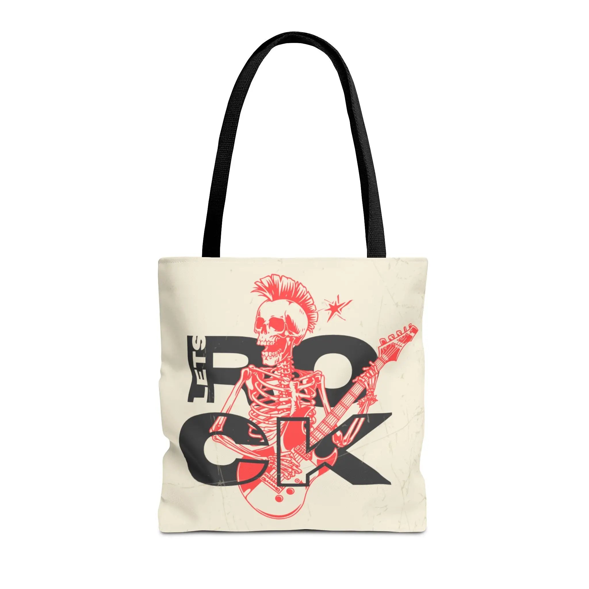 Let’s Rock Skull Rocker Love Tote Bag