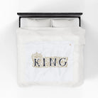 Gold Filigree King | Mix & Match Velveteen Fun-Flirty Lovers’ Blankets
