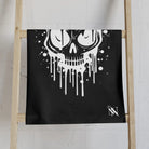 Rain On Me Splattered Skull Cum Towel