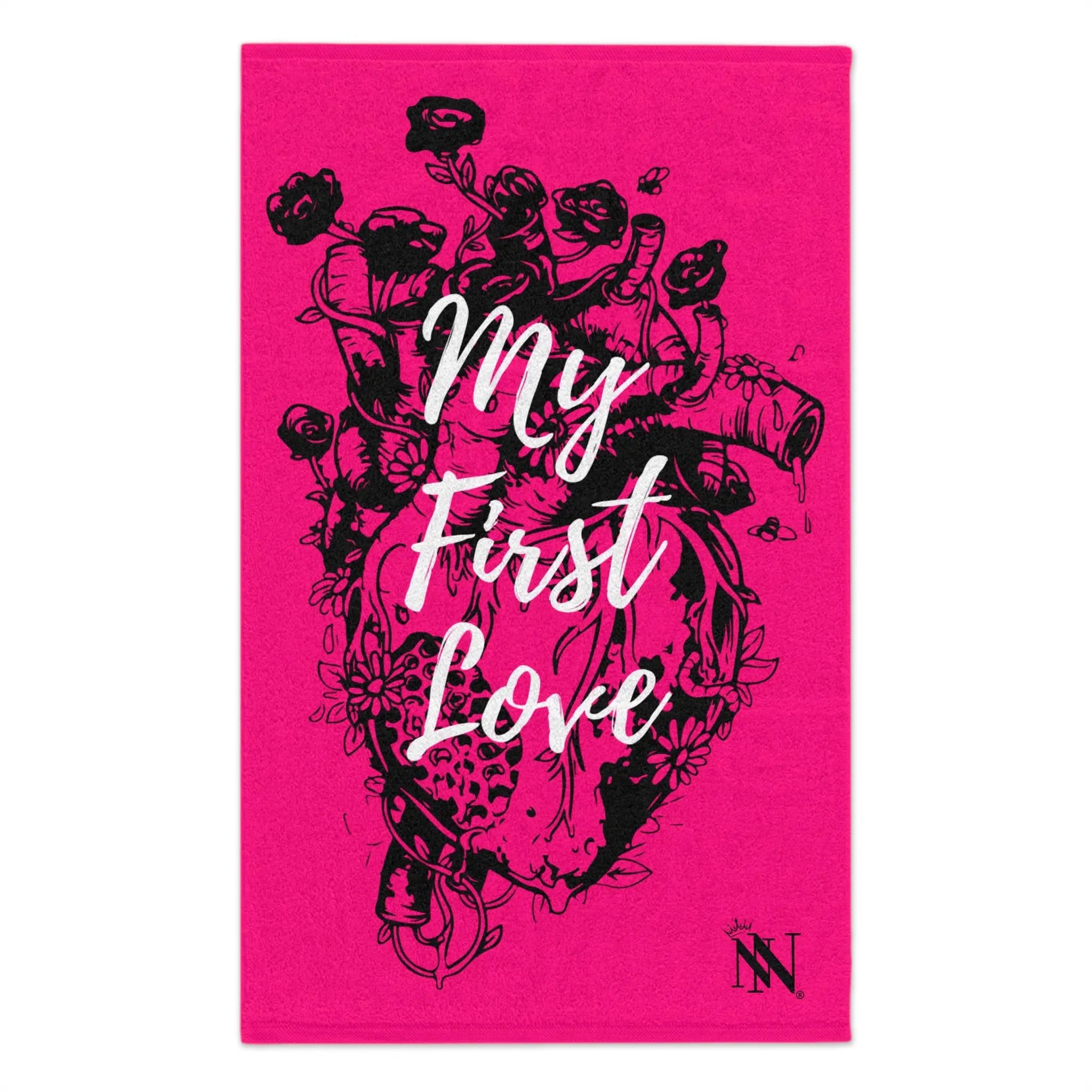 My First Love Real Heart & Flowers Sex Towel