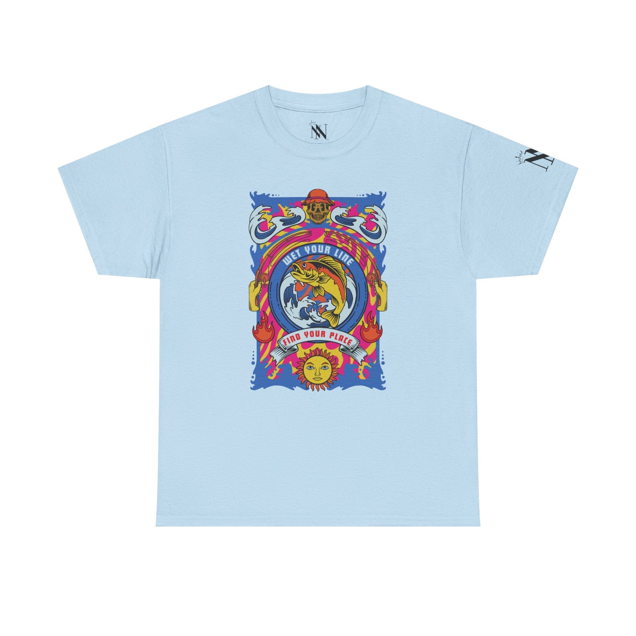 Wet Your Line Cotton T-Shirt