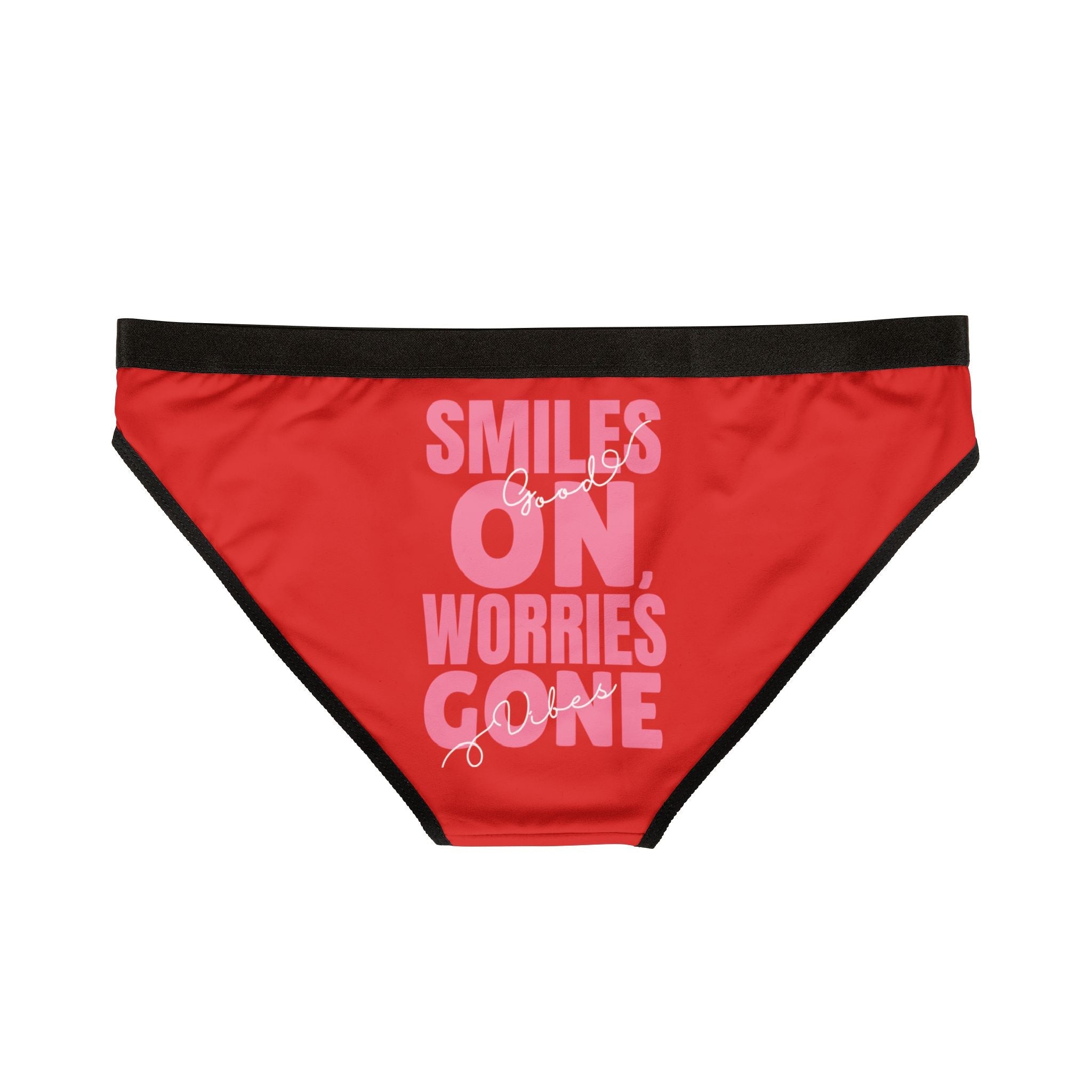 Smiles On Worries Gone Good Vibes | Mix & Match Women’s Fun-Flirty Lovers’ Panties