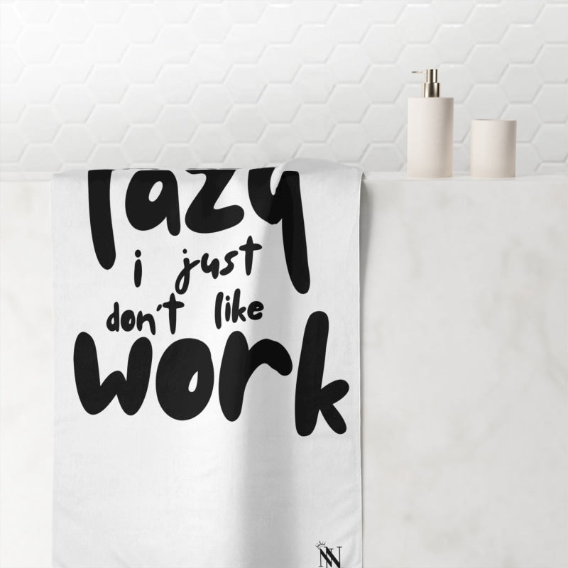I’m Not Lazy | Mix & Match XL Fun-Flirty Lovers’ Towels