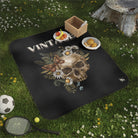 Vintage Floral Skull | Mix Match Fun-Flirty Lovers’ Water-Resistant Blankets