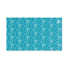 Hungry Drooling Emoji Pattern Teal | Mix & Match Classic Fun-Flirty Lovers’ Towels
