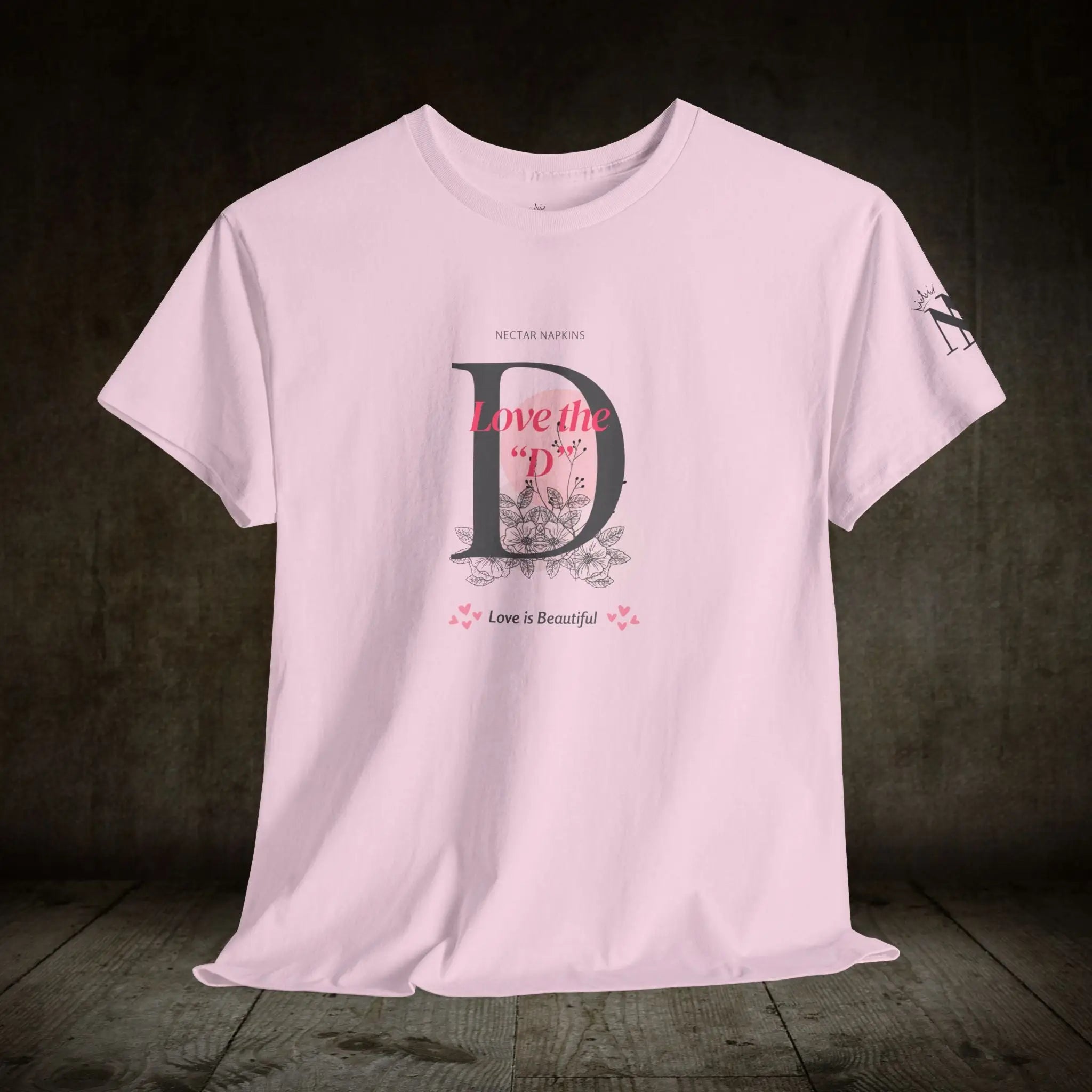 Love the ’D’ Mix Match Adult Graphic T-Shirt Tees | Live Bold
