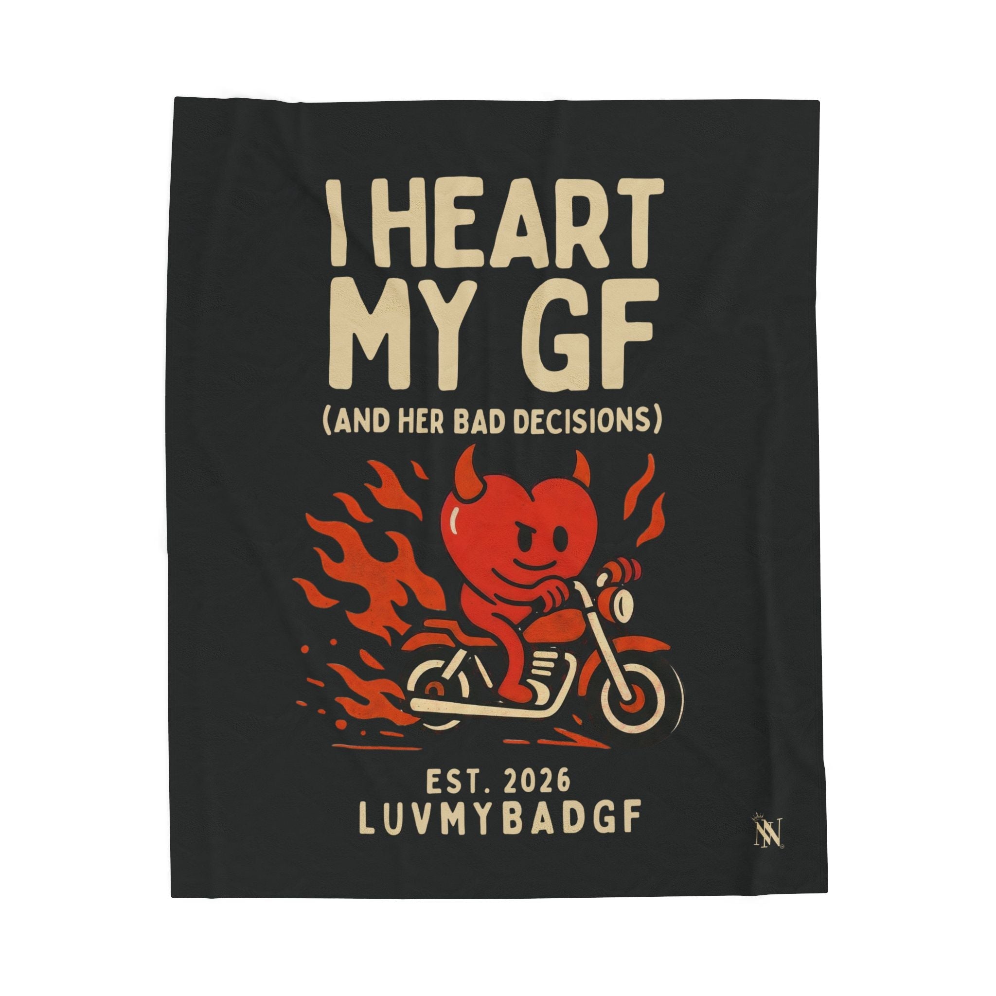 I Heart My GF | Mix & Match Soft Fun-Flirty Lovers’ Blankets